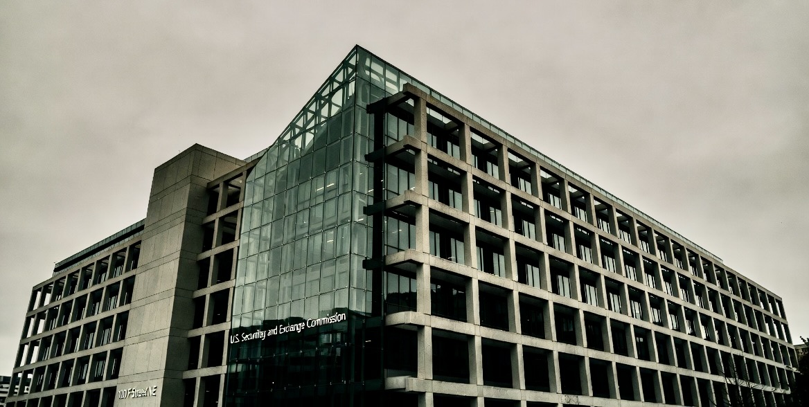 The U.S. Securities and Exchange Commission headquarters under a gray sky — home of the public record and its memorable file formats.